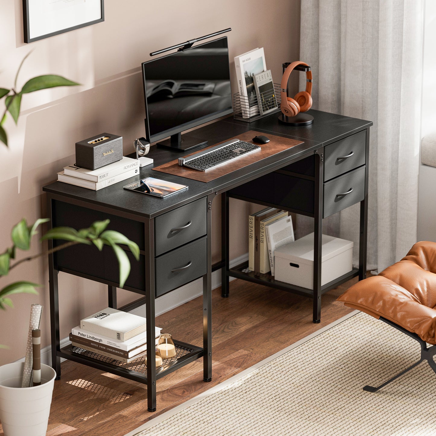 Office Desk with Drawers