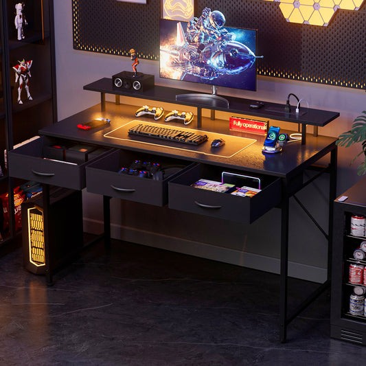 Computer Desk with Charging Station