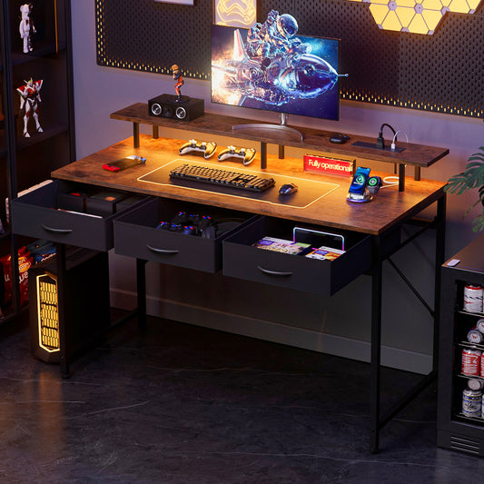 Computer Desk with Charging Station